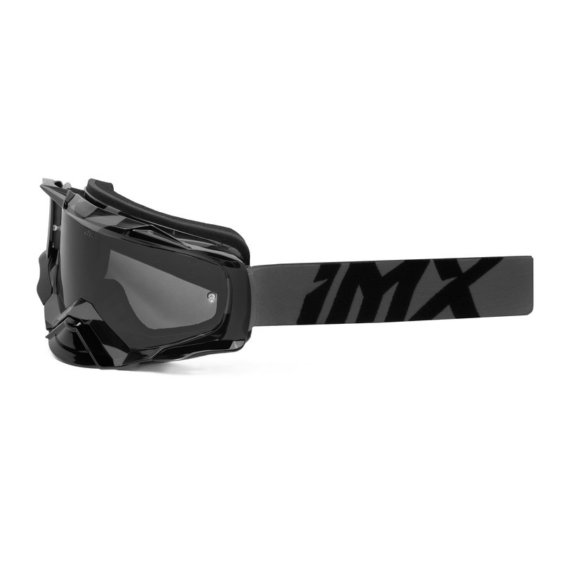 GOGLE IMX DUST GRAPHIC GREY GLS/BLACK - SZYBA DARK SMOKE + CLEAR (2 SZYBY W ZESTAWIE) ENDURO CROSS