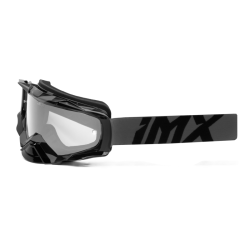 GOGLE IMX DUST GRAPHIC GREY GLS/BLACK - SZYBA DARK SMOKE + CLEAR (2 SZYBY W ZESTAWIE) ENDURO CROSS
