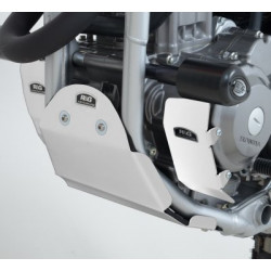 OSŁONA SILNIKA RG RACING HONDA CRF250L 13-, LEWA STRONA, SILVER ALUMINIUM