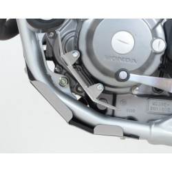 OSŁONA SILNIKA RG RACING HONDA CRF250L 13-, LEWA STRONA, SILVER ALUMINIUM