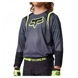 BLUZA FOX JUNIOR 360 VIZEN BLACK  ENDURO CROSS