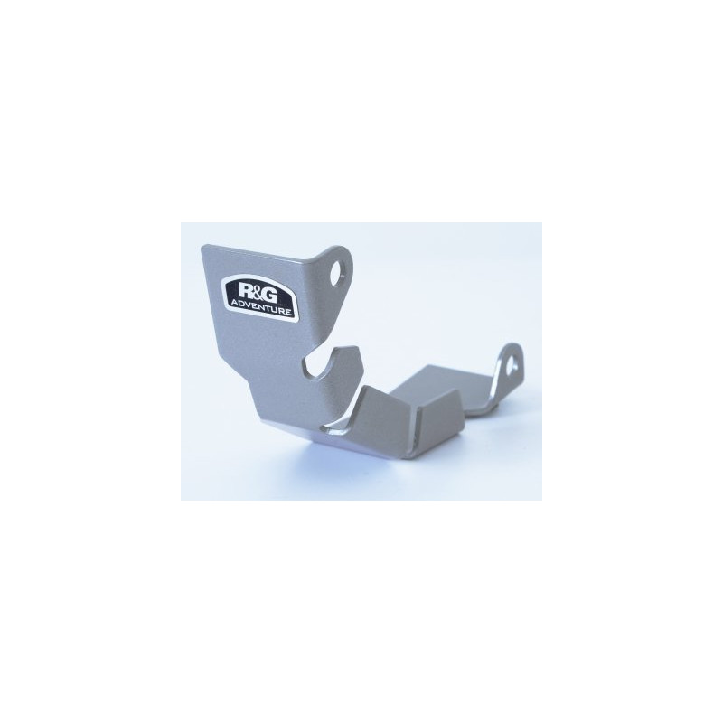 OSŁONA SILNIKA RG RACING HONDA CRF450 X/R 13-18, ENGINE CASE GUARD SET, SILVER ALUMINIUM