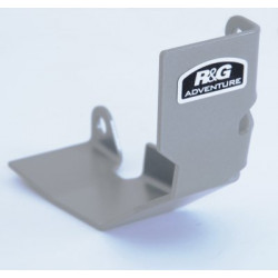 OSŁONA SILNIKA RG RACING HONDA CRF450 X/R 13-18, ENGINE CASE GUARD SET, SILVER ALUMINIUM