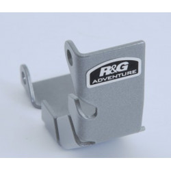 OSŁONA SILNIKA RG RACING HONDA CRF450 X/R 13-18, ENGINE CASE GUARD SET, SILVER ALUMINIUM