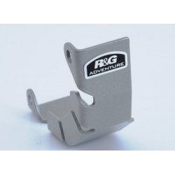 OSŁONA SILNIKA RG RACING HONDA CRF450 X/R 13-18, ENGINE CASE GUARD SET, SILVER ALUMINIUM
