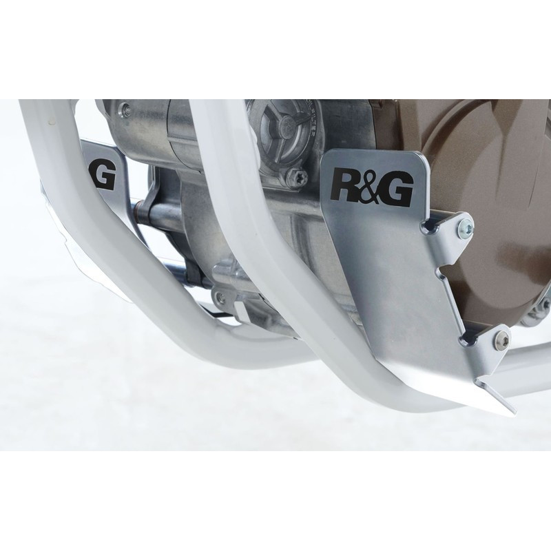 OSŁONA SILNIKA RG RACING HUSQVARNA FS450 15-, ENGINE CASE GUARD SET, SILVER ALUMINIUM