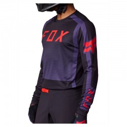 KOSZULKA ROWEROWA Z DŁUGIM RĘKAWEM FOX DEFEND RACE CAPSULE SANGRIA  ENDURO CROSS