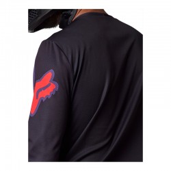 KOSZULKA ROWEROWA Z DŁUGIM RĘKAWEM FOX DEFEND RACE CAPSULE SANGRIA  ENDURO CROSS