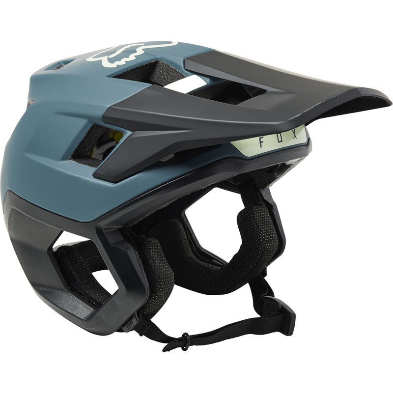 KASK ROWEROWY FOX DROPFRAME PRO EMERALD  ENDURO CROSS