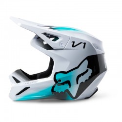 KASK FOX V1 TOXSYK WHITE  ENDURO CROSS