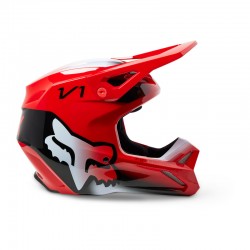 KASK FOX JUNIOR V1 TOXSYK FLUO RED  ENDURO CROSS