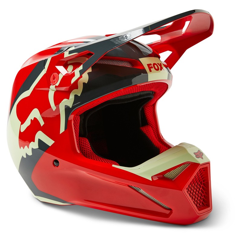 KASK FOX V1 XPOZR FLUO RED  ENDURO CROSS