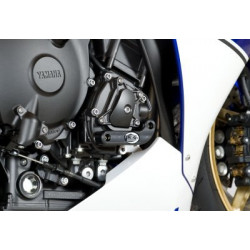 SLIDERY SILNIKA, YAMAHA YZF-R1 09-14, PRAWA STRONA, BLACK