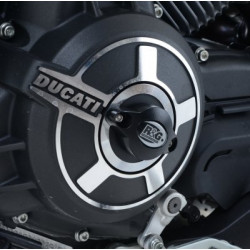 SLIDERY SILNIKA, DUCATI SCRAMBLER, LEWA STRONA, BLACK