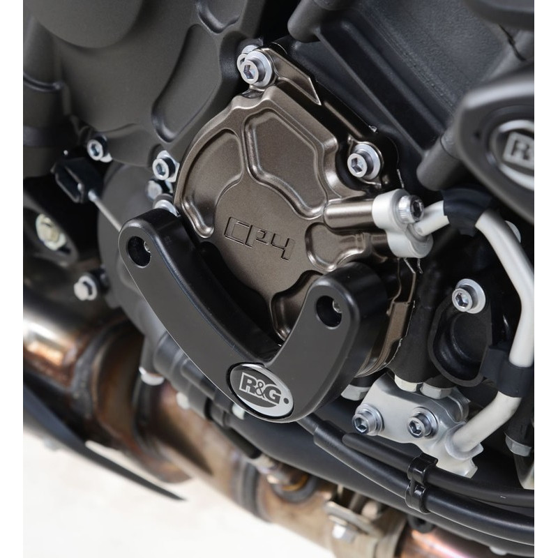 SLIDERY SILNIKA, YAMAHA YZF-R1 15- / YAMAHA MT-10 16, PRAWA STRONA, BLACK