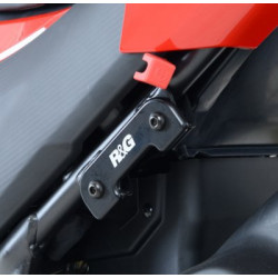 MOCOWANIE WYDECHU + ZESTAW ZAŚLEPEK PODNÓŻKÓW, HONDA CBR300R, BLACK