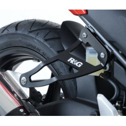 MOCOWANIE WYDECHU + ZESTAW ZAŚLEPEK PODNÓŻKÓW, HONDA CBR300R, BLACK