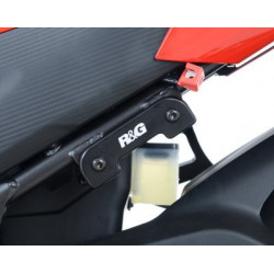 MOCOWANIE WYDECHU + ZESTAW ZAŚLEPEK PODNÓŻKÓW, HONDA CBR300R, BLACK