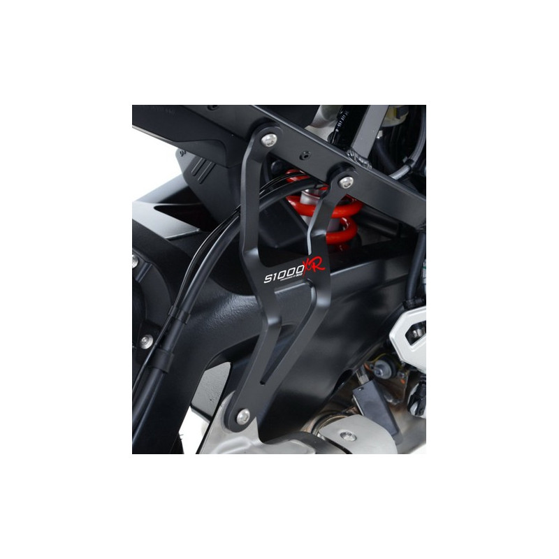 MOCOWANIE WYDECHU + ZESTAW ZAŚLEPEK PODNÓŻKÓW, BMW S1000XR, BLACK