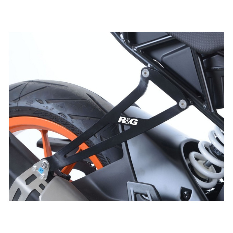 MOCOWANIE WYDECHU, KTM RC125 (17-) / RC390 (17-), BLACK