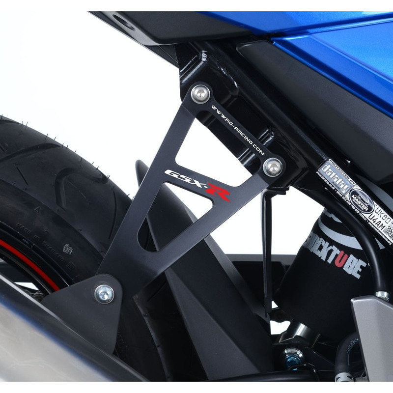 MOCOWANIE WYDECHU + ZESTAW ZAŚLEPEK PODNÓŻKÓW, SUZUKI GSX250R (17-), BLACK