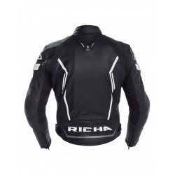 KURTKA RICHA ASSEN BLACK/WHITE - KURTKA