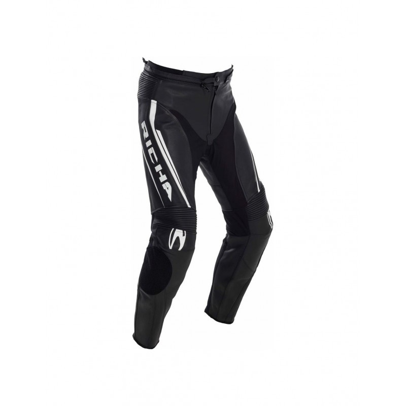 SPODNIE RICHA ASSEN BLACK/WHITE - SPODNIE