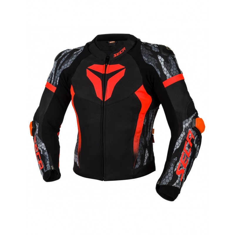 KOMBINEZONY SECA Kurtka SRS II FLUO RED/CAMO