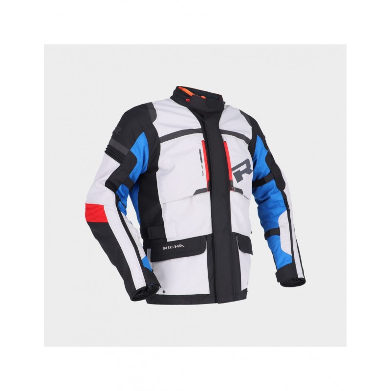 KURTKA RICHA BRUTUS GORE-TEX GREY/BLUE/RED