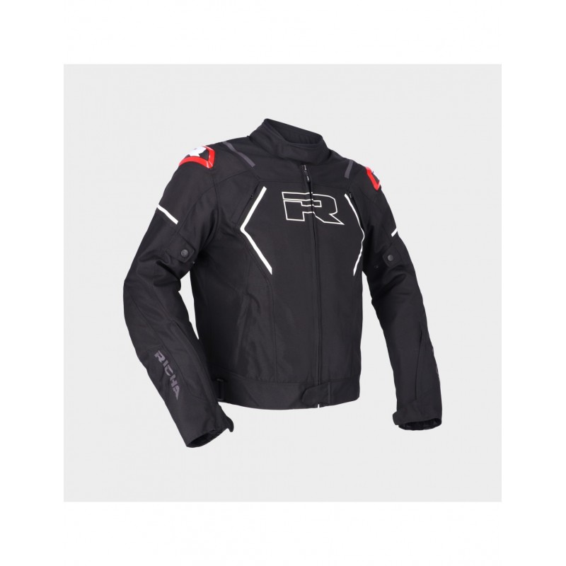 KURTKA RICHA VENDETTA BLACK/WHITE/RED