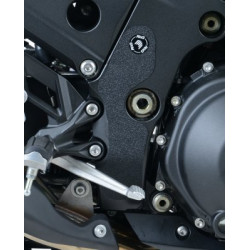 OSŁONA WAHACZA RG RACING KAWASAKI ZZR1400 (ZX-14) 2012-, 2 CZĘŚCI  BLACK