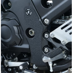 OSŁONA WAHACZA RG RACING KAWASAKI ZZR1400 (ZX-14) 2012-, 2 CZĘŚCI  BLACK