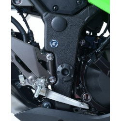 OSŁONA WAHACZA RG RACING KAWASAKI NINJA 300 / NINJA 250 13-17 / Z250 13-18 / Z300, 3 CZĘŚCI  BLACK