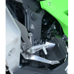 OSŁONA WAHACZA RG RACING KAWASAKI NINJA 300 / NINJA 250 13-17 / Z250 13-18 / Z300, 3 CZĘŚCI  BLACK