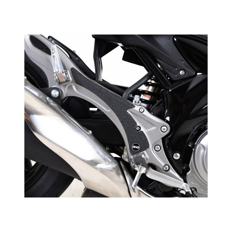 OSŁONA WAHACZA RG RACING SUZUKI GLADIUS 09-, 2 CZĘŚCI BLACK