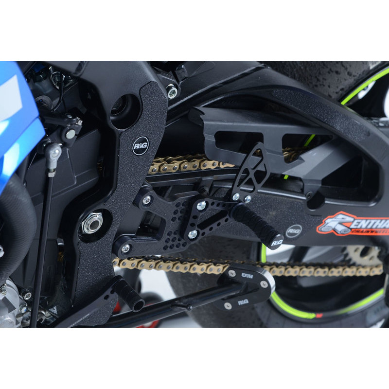 OSŁONA WAHACZA RG RACING SUZUKI GSX-R1000/R 17-, 4 CZĘŚCI BLACK