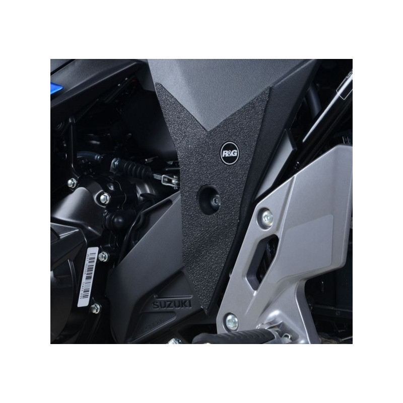 OSŁONA WAHACZA RG RACING SUZUKI GSX250R 17-, 2 CZĘŚCI BLACK