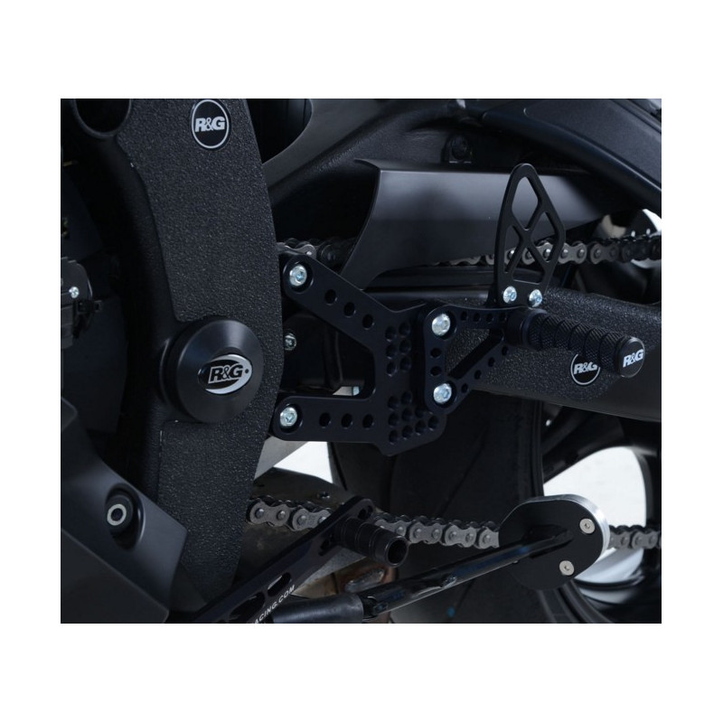 OSŁONA WAHACZA RG RACING YAMAHA YZF-R6 17-, 3 CZĘŚCI BLACK