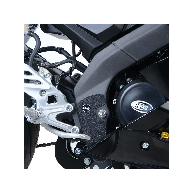 OSŁONA WAHACZA RG RACING YAMAHA YZF-R125 19-, 2 CZĘŚCI BLACK