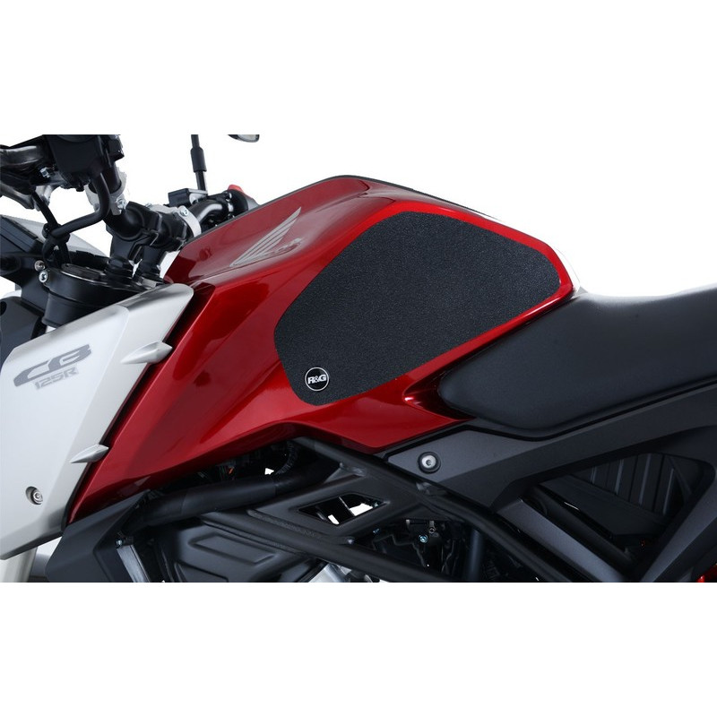 TANKPAD ANTYPOŚLIZGOWY 2 CZĘŚCI, HONDA CB125R 18-, BLACK