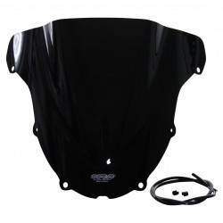 Szyba motocyklowa MRA KAWASAKI ZX 6 R, ZX636A/ZX636B, 2003-2004, forma R, czarna