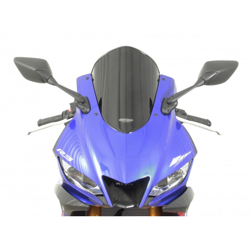 Szyba motocyklowa MRA YAMAHA YZF R 25, RG10, -2018, forma R, bezbarwna Szyba motocyklowa MRA YAMAHA YZF R 25, RG10, -2018, forma R, bezbarwna