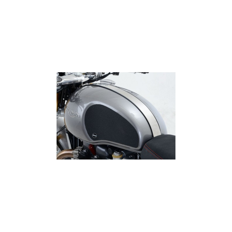 TANKPAD ANTYPOŚLIZGOWY 2 CZĘŚCI, TRIUMPH THRUXTON 1200 / 1200R, BLACK