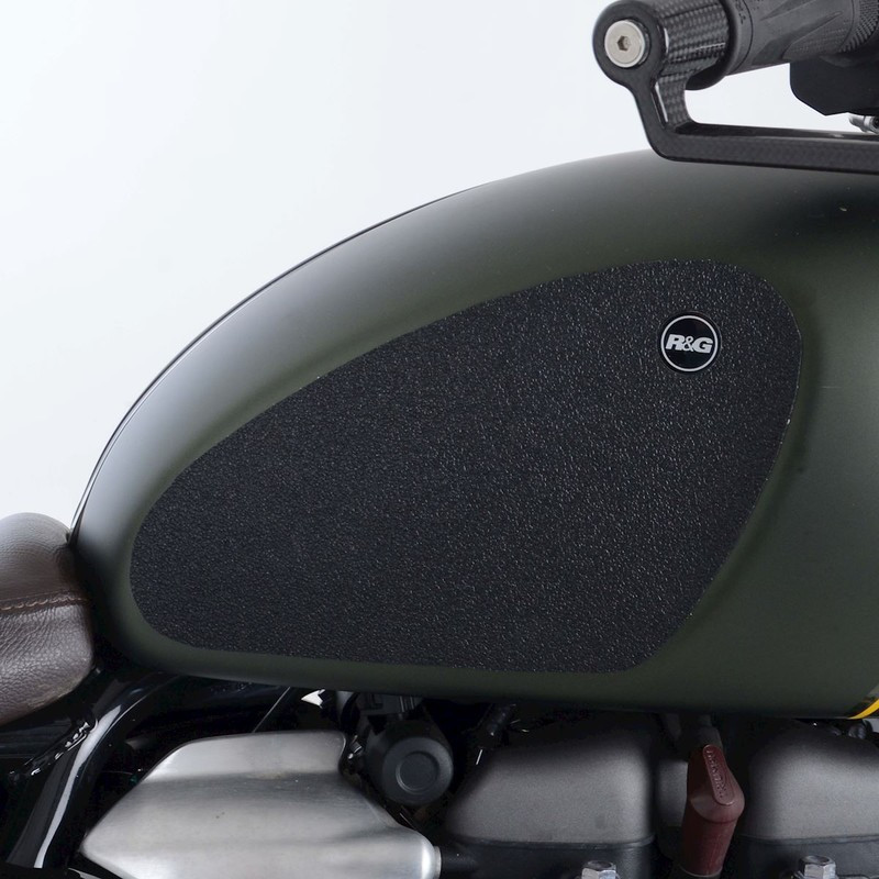 TANKPAD ANTYPOŚLIZGOWY 2 CZĘŚCI, TRIUMPH SCRAMBLER 1200 XC/XE 19-, BLACK