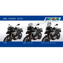Szyba motocyklowa MRA KAWASAKI NINJA 250, , 2018-, forma R, przyciemniana