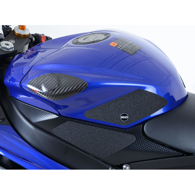 TANKPAD ANTYPOŚLIZGOWY 4 CZĘŚCI, YAMAHA YZF-R6 (12-14), BLACK
