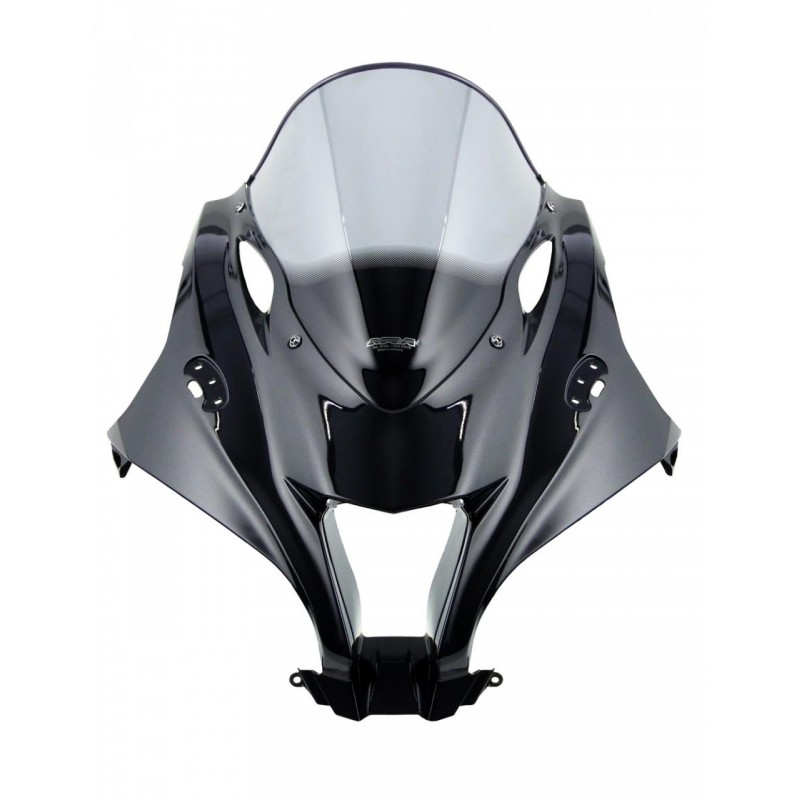 Szyba motocyklowa MRA KAWASAKI ZX 10 R, ZXT00S, 2016-2020, forma R, czarna