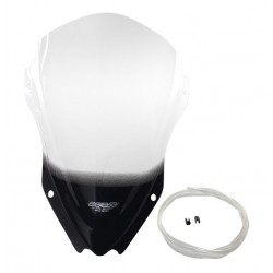 Szyba motocyklowa MRA KAWASAKI ZX 10 R, ZXT00S, 2016-2020, forma R, czarna