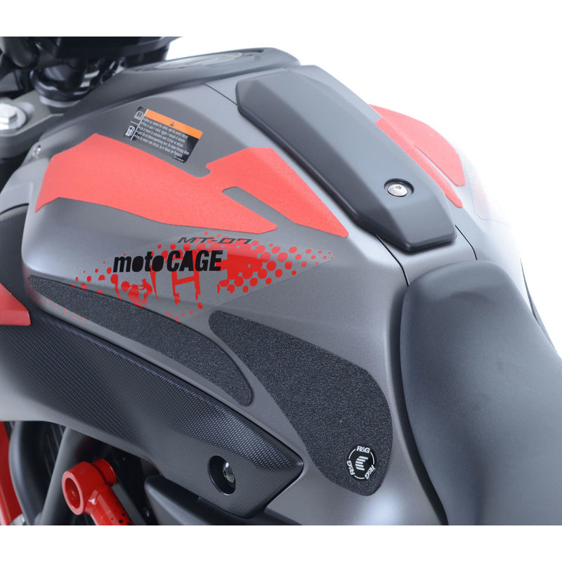 TANKPAD ANTYPOŚLIZGOWY 4 CZĘŚCI, YAMAHA MT-07, BLACK