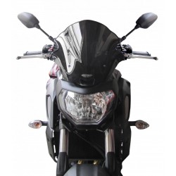 Szyba motocyklowa MRA YAMAHA MT-07, , 2018-2020, forma NRM, czarna